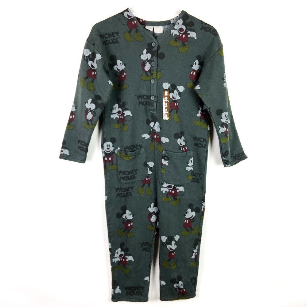 NWT Zara Girls Disney Mickey Mouse Jumpsuit - Picture 1 of 8